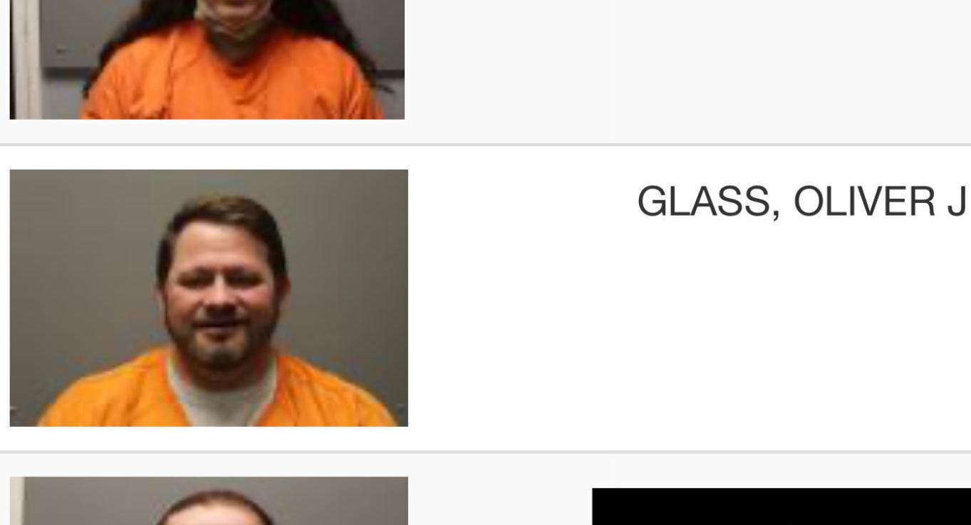 Dodge County Attorney Oliver Glass's booking photo